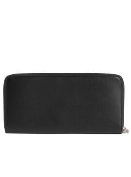 Cartera Calvin Klein Sculpted Zip Negro Rosa Mujer