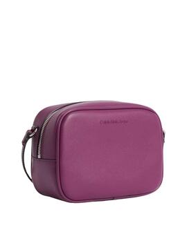 Bolso Calvin Klein Sculpted Camera Morado Mujer