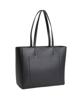 Bolso Calvin Klein Sculpted Shopper Negro Mujer