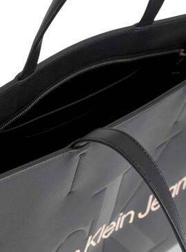 Bolso Calvin Klein Sculpted Shopper Negro Mujer