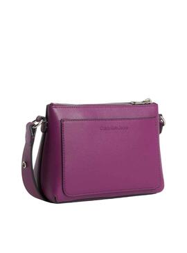 Bolso Calvin Klein Sculpted Pouch Morado Mujer