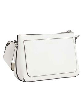 Bolso Calvin Klein Sculpted Pouch Blanco para Muje