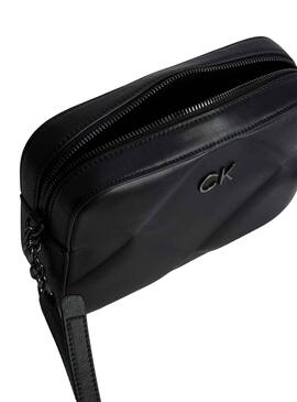 Bolso Calvin Klein Re-Lock Negro para Mujer