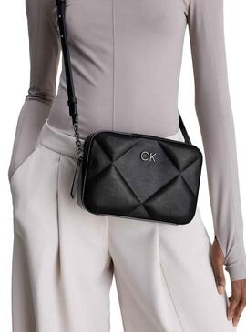 Bolso Calvin Klein Re-Lock Negro para Mujer