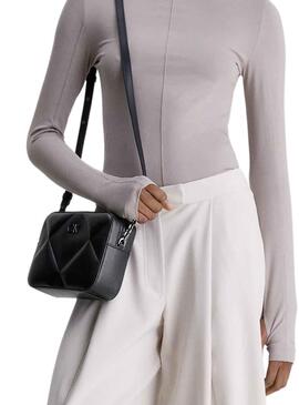 Bolso Calvin Klein Re-Lock Negro para Mujer