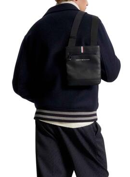 Bolso Bandolera Tommy Hilfiger Mini Negro Hombre
