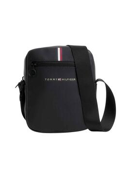 Bolso Bandolera Tommy Hilfiger Pique Negro Hombre