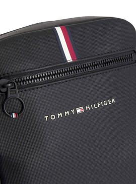 Bolso Bandolera Tommy Hilfiger Pique Negro Hombre