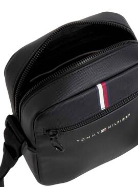 Bolso Bandolera Tommy Hilfiger Pique Negro Hombre