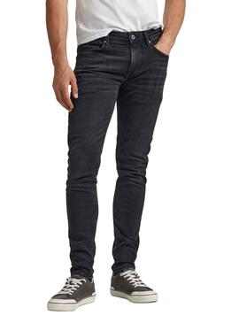 Pantalón Vaquero Pepe Jeans Finsbury Negro Hombre