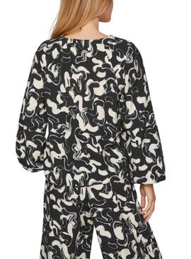 Camisa Vila Vidogma Negro para Mujer
