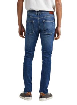 Pantalón Vaquero Pepe Jeans Stanley Azul Hombre