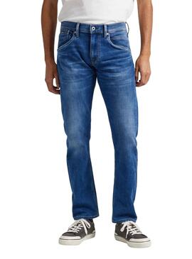 Pantalón Vaquero Pepe Jeans Track Azul para Hombre