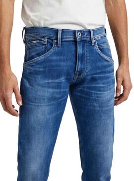 Pantalón Vaquero Pepe Jeans Track Azul para Hombre