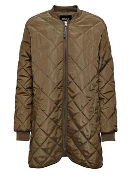Chaqueta Only Jessica Quilted Marrón para Mujer