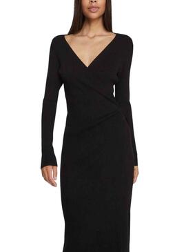 Vestido Vila Vicomfy Negro para Mujer