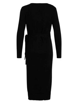 Vestido Vila Vicomfy Negro para Mujer