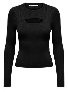 Camiseta Only Ashley Negro para Mujer