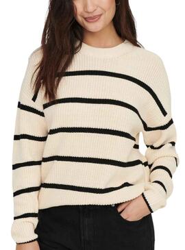 Jersey Only Pernille Beige para Mujer