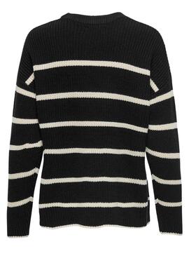 Jersey Only Pernille Negro Rayas Negro para Mujer