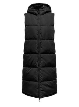 Chaleco Largo Only Lalina Waistcoat Negro Mujer