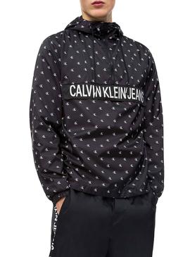 Canguro Calvin Klein Monograma AOP Negro Hombre