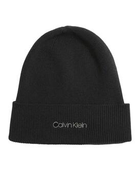 Gorro Calvin Klein Essential Knit Negro para Mujer