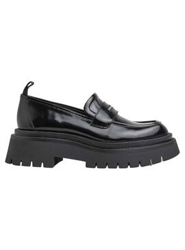 Mocasines Pepe Jeans Queen Oxford Negro Mujer