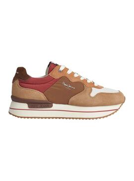 Zapatillas Pepe Jeans Rusper Queen Marrón Mujer