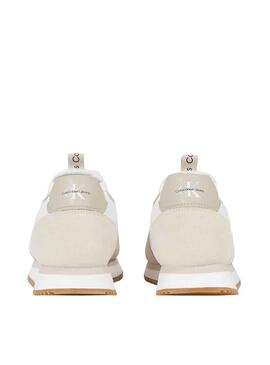 Zapatillas Calvin Klein Runner Sock Blanco Mujer