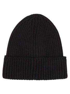 Gorro Tommy Jeans Flog Rib Negro 
