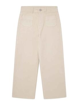 Pantalón Vaquero Pepe Jeans Willa Pana Beige Niña