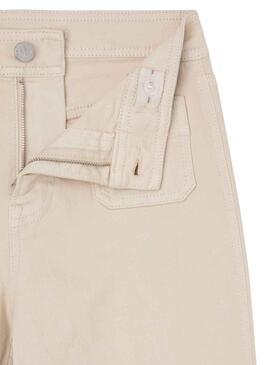 Pantalón Vaquero Pepe Jeans Willa Pana Beige Niña