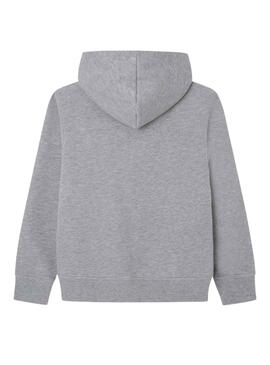 Sudadera Pepe Jeans Nolan Zip Gris Para Niño