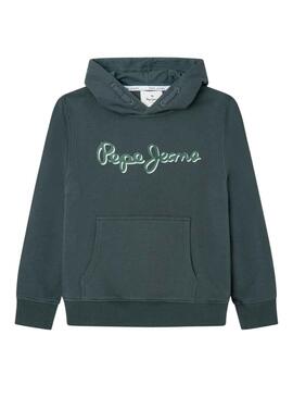 Sudadera Pepe Jean Nolan Hoodie Verde Para Hombre