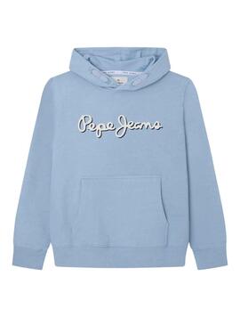 Sudadera Pepe Jeans Nolan ÇHoodie Azul Para Niño