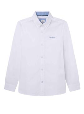 Camisa Pepe Jeans Darrel Blanco Para Niño