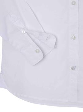 Camisa Pepe Jeans Darrel Blanco Para Niño