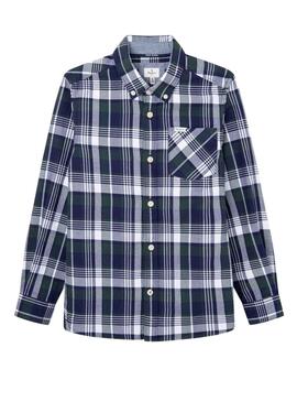 Camisa Pepe Jeans Darrel Cuadros Para Niño