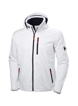 Cazadora Helly Hansen Crew Midlayer Hooded Blanco para Hombre