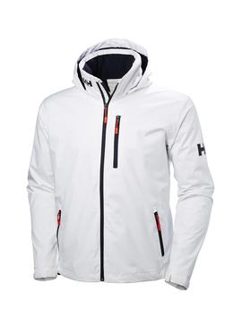 Cazadora Helly Hansen Crew Midlayer Hooded Blanco