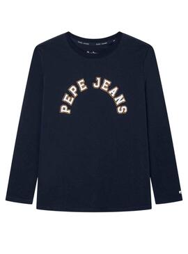 Camiseta Pepe Jeans Pierce Azul Para Niño