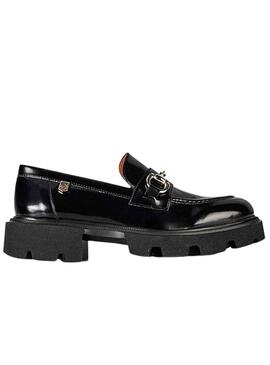 Mocasines Popa Zintia Antik Negro para Mujer