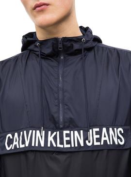 Canguro Calvin Klein Colorblock Nylon Negro Hombre