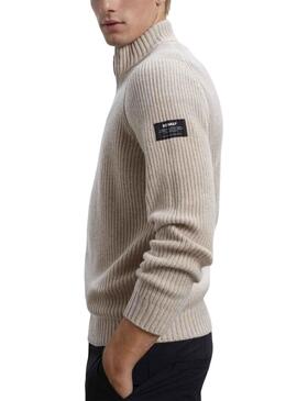 Jersey Ecoalf Merto Beige para Hombre