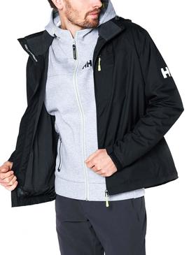Cazadora Helly Hansen Crew Midlayer Negra para Hombre