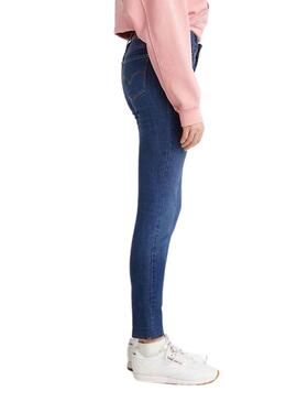 Pantalón Vaquero Levis 711 Skinny Azul para Mujer