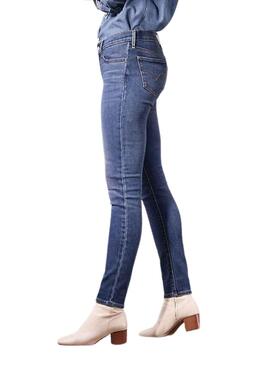 Pantalón Vaquero Levis 711 Skinny Azul para Mujer