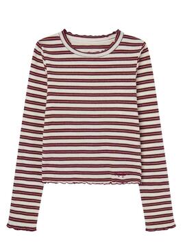 Camiseta Pepe Jeans Siolette Rayas Para Niña