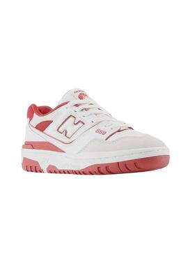 Zapatillas New Balance 550 Blanco Rojo Kids